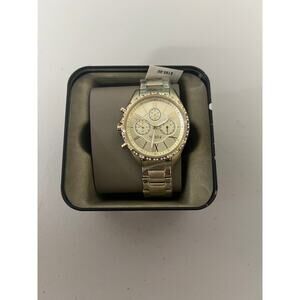 Fossil BQ3378 Modern Courier Chronograph Gold-Tone Stainless Steel Watch